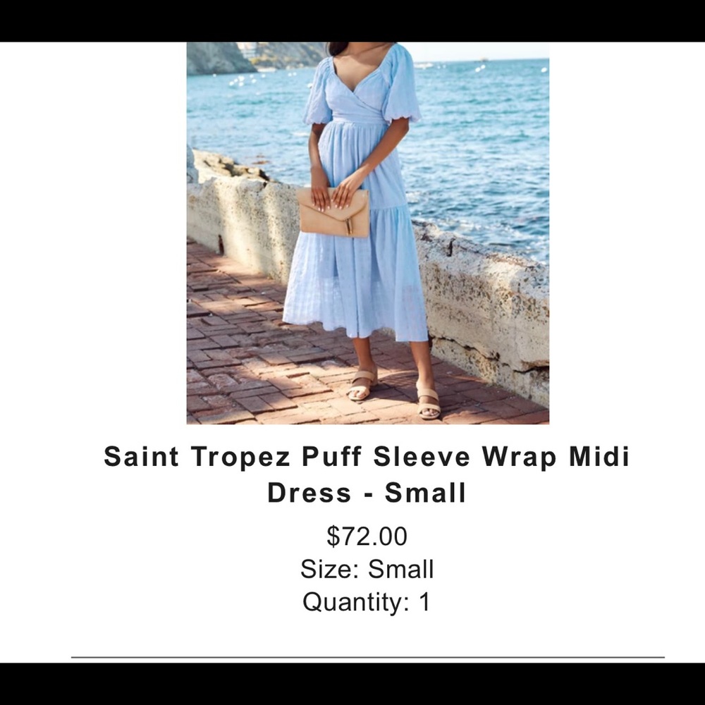 Wrap Midi dress